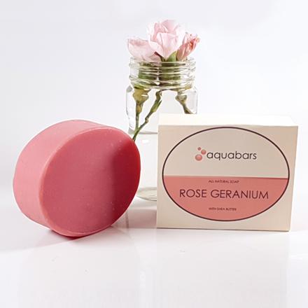 Oval Rose Geranium Soap